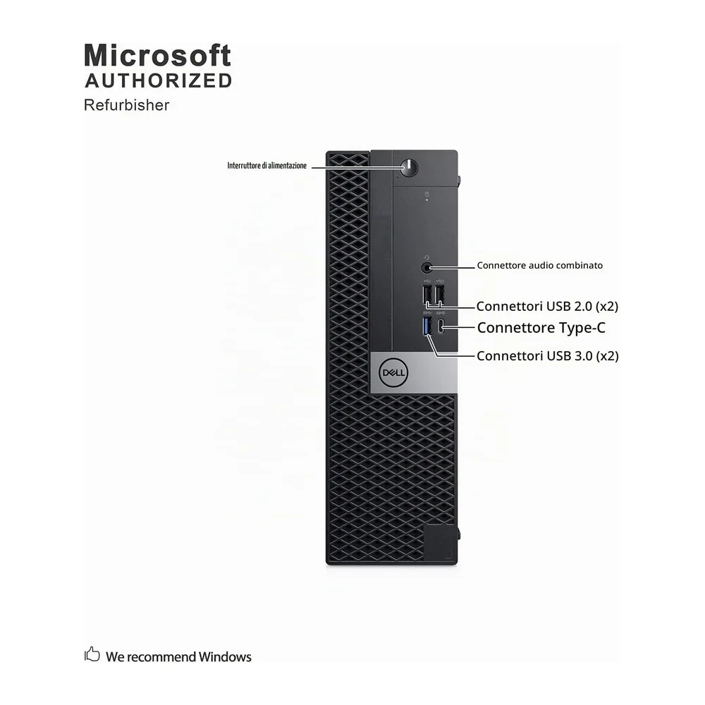 Dell Optiplex 7070 SFF Desktop Computer PC i7-8700 16gb ram(Renewed) — 2