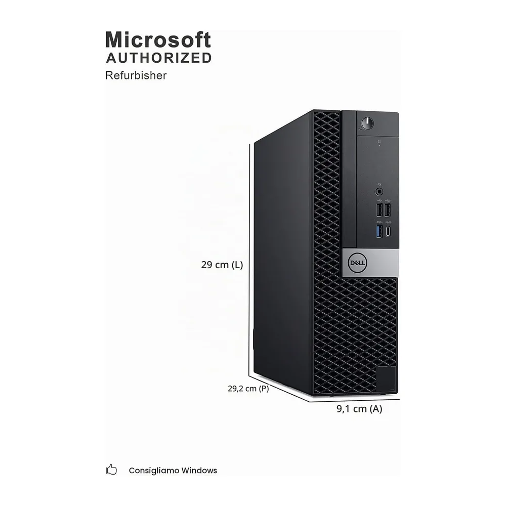 Dell Optiplex 7070 SFF Desktop Computer PC i7-8700 16gb ram(Renewed) — 4