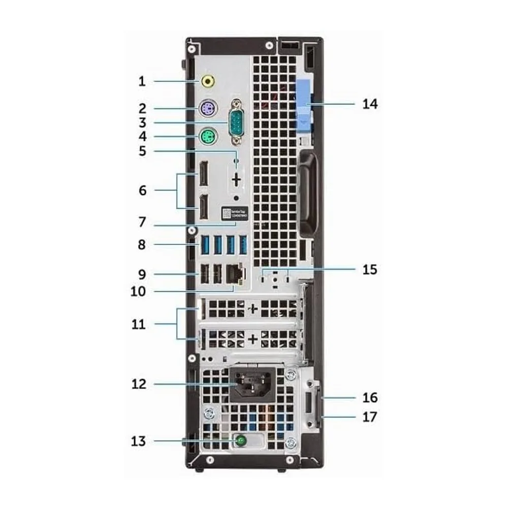 Dell Optiplex 7060 SFF Desktop Computer PC i7-8700 16gb ram(Renewed) — 3