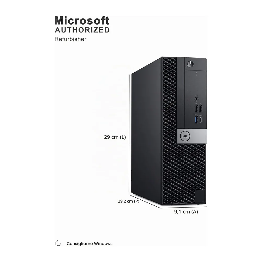 Dell Optiplex 7070 SFF Desktop Computer PC i7-9700 16gb ram(Renewed) — 4