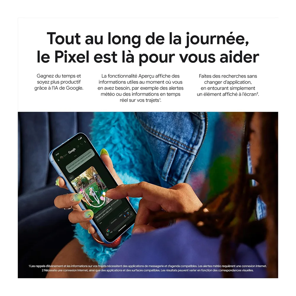 Google Pixel 8a smartphone Android 128 GB Nero Ossidiana, ricondizionato