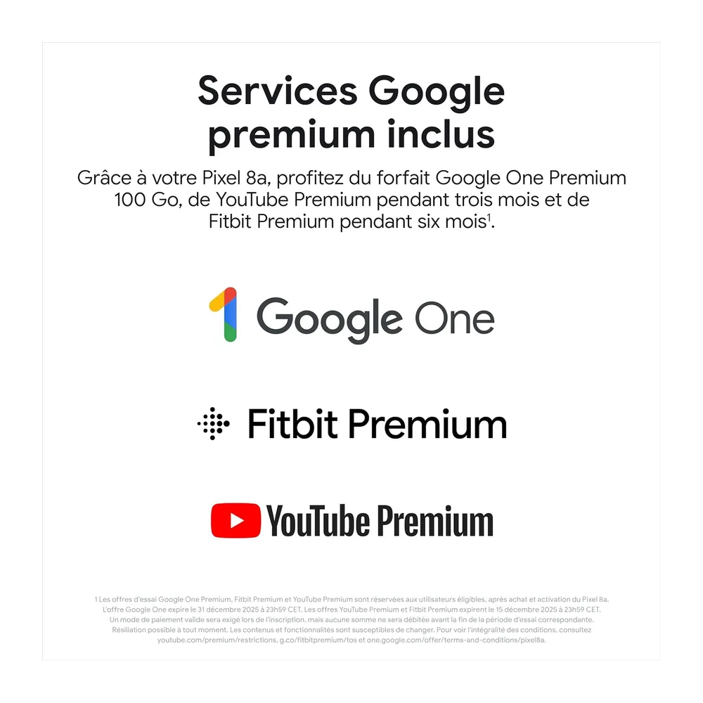 Google Pixel 8a smartphone Android 128 GB Nero Ossidiana, ricondizionato