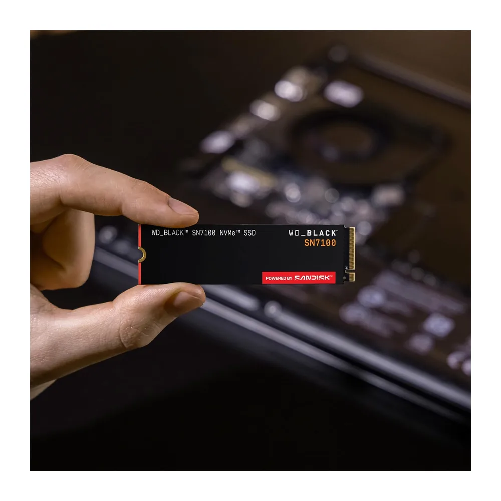 WD_BLACK SN7100 NVMe SSD 2 To (Jusqu'à 7250Mo/s/6900Mo/s en lecture/ écriture, M.2 2280, PCIe Gen4, Next Gen TLC 3D NAND