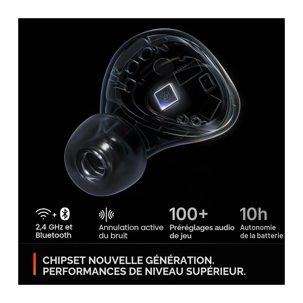 SteelSeries Arctis GameBuds per PS5 - Auricolari da gioco wireless