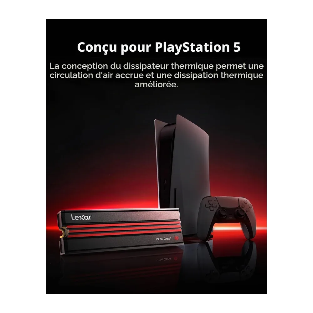 Lexar EQ790 - SSD interno M.2 NVMe da 2 TB con dissipatore termico