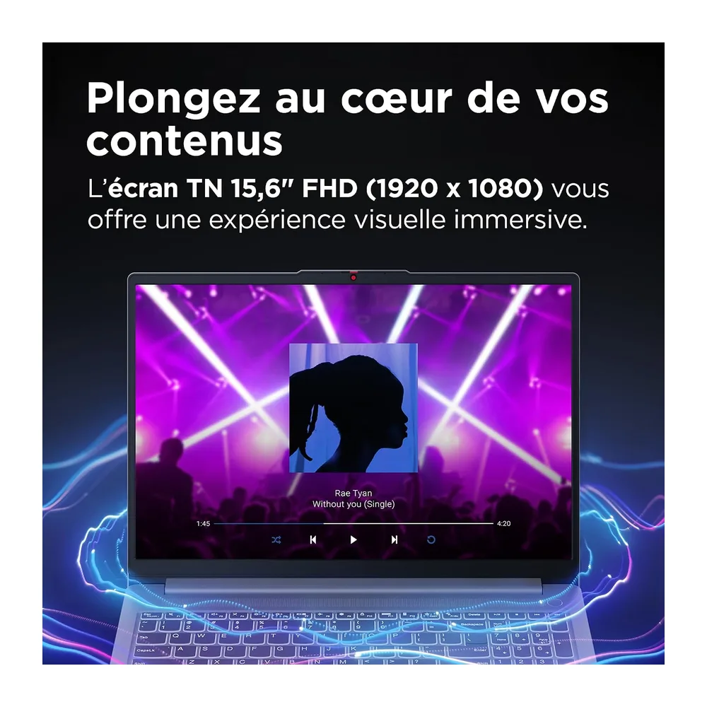 Lenovo IdeaPad Slim 3 15AMN8, computer portatile 15,6 pollici FHD, grigio