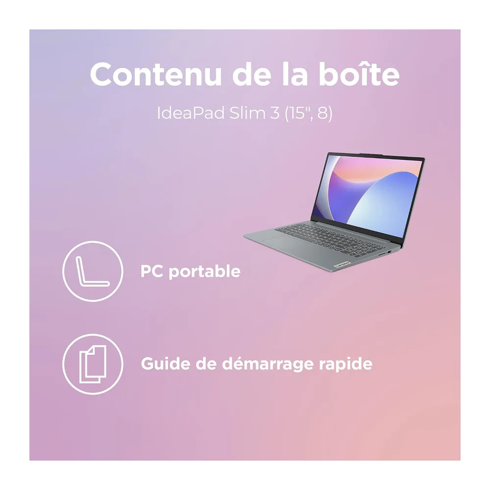 Lenovo IdeaPad Slim 3 15AMN8, computer portatile 15,6 pollici FHD, grigio