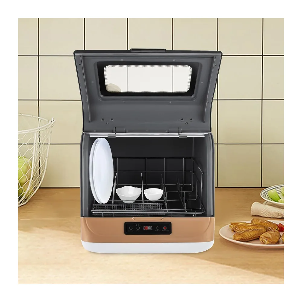 Krylen mini lavastoviglie compatta da banco, lavaggio a 360°