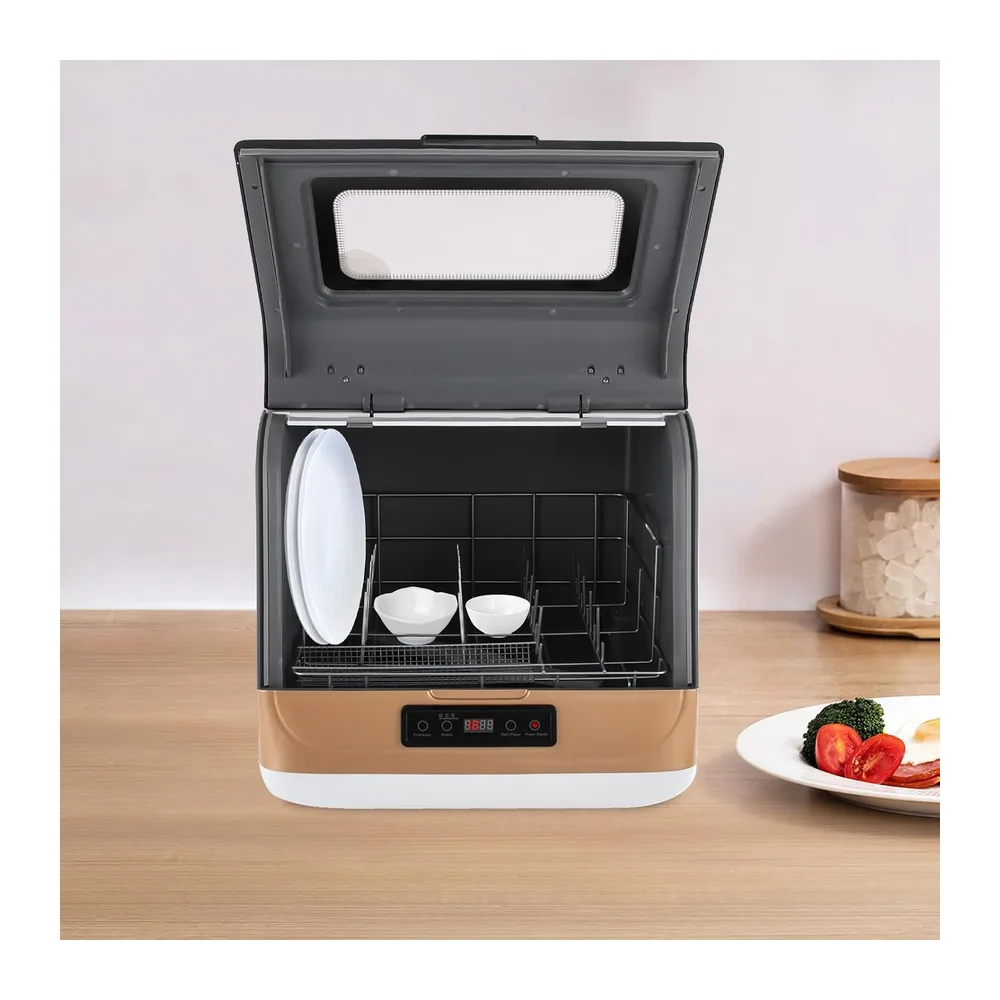 Krylen mini lavastoviglie compatta da banco, lavaggio a 360°